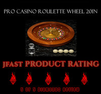 PRO Casino Roulette Wheel 20in