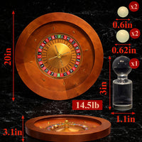 PRO Casino Roulette Wheel 20in