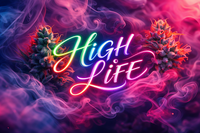 Smoke Elevated Canvas Art 1