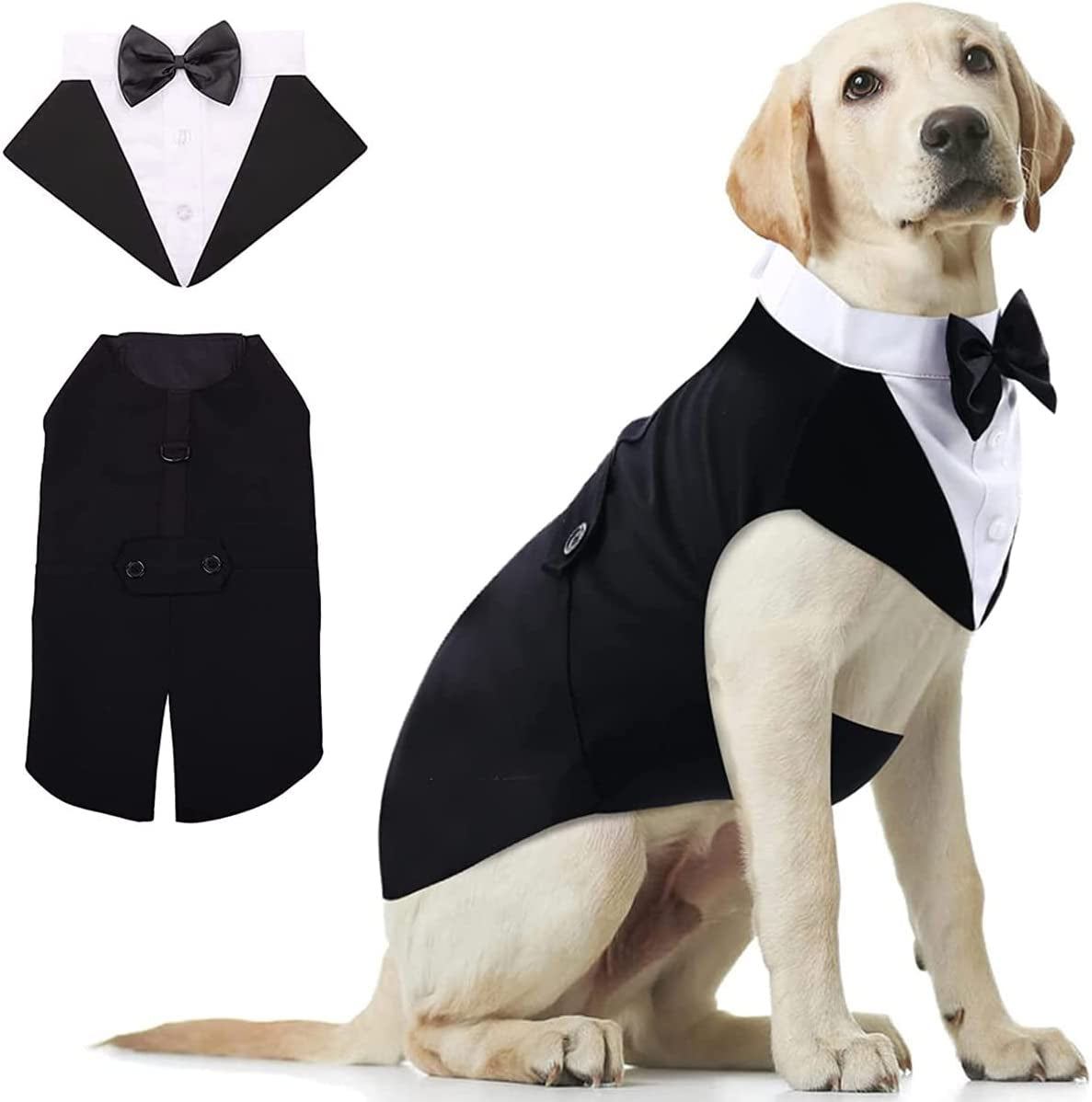 XL Dog Tuxedo Set