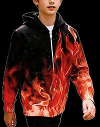 Kids Flame Hoodie
